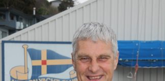 New Nelson Yacht Club commodore at the club's base on Rocks Rd, Dave Gibb. Photo: Rosie Thomsen.