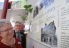 170 years of Nelson libraries Andrea King and Ian Littleworth looking at the commemorative plaque at Elmer Turner Library at its official unveiling last week. Photo: Sinead Ogilvie.