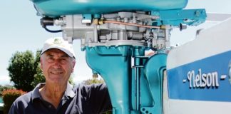 Errol McKenzie will be entering a 1948 Clinker dinghy made by his grandfather, at this weekend’s NZ Antique and Classic Boatshow. Photo: Phillip Rollo.