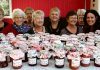 Jam for ‘lovelies’ Shirley Burns, Rachel Madden, Therese Dunnill, Yvonne Burns, Lynne White, Vera White, Heather Jackson, Sally Win and Michelle Collier. Others involved but not pictured are Beryle Smith, Heather Burns, Gloria Lineham, Diane Beatty and Linda Homan. Photo: Andrew Board.