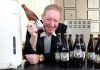 Nick ready to welcome National Party MPs Nelson MP Nick Smith with his home brew which he will be serving to delegates of the National Party Conference in Nelson this weekend. Photo: Andrew Board.