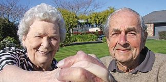 HUSBAND AND WIFE: Kath and Claude Teece will celebrate their 70th wedding anniversary this Wednesday. Photo: Sinead Ogilvie.