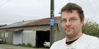 Tavis De Smit was shocked to discover he will be stung with a power bill backdated five years. Photo: Sinead Ogilvie.