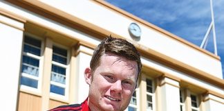 Former Nelson College first XV captain Mitchell Drummond was last week named in the Crusaders squad for the 2014 Super Rugby season. Photo: Phillip Rollo.