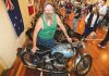 Stoke man Bob Ching with his 1951 Triumph Thunderbird, a motorcycle he’s owned for more than 50 years. Photo: Phillip Rollo.