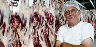 Owen Hannah has retired after 50 consecutive seasons working at the Nelson freezing works. Photo: Simon Bloomberg.