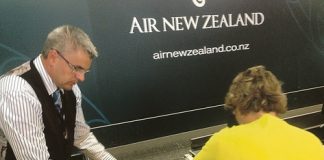 Air New Zealand staff member Errol Hardy waved a customer’s ticket in his face saying “did you not read the terms and conditions of your ticket?”