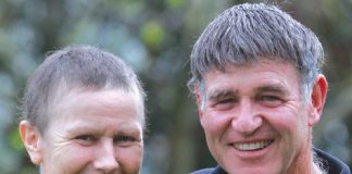 Lynda and Peter Hanna help raise $34,965 for Ranui House in Christchurch.
