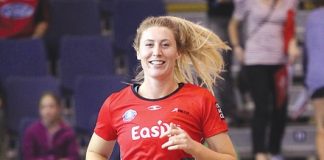 Tactix player Zoe Walker.