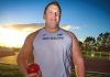 Shot putter off to represent NZ Dale Pritchard will be representing NZ at the Oceania Track and Field Championships in Rarotonga this week. Photo: Phillip Rollo.