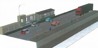 Option 2, for a proposed cycling walkway along Rocks Rd, that the council will release to the public for feedback.