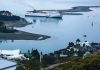 The Interislander ferry Kaitaki arrived in to Nelson around 7am on Sunday morning. It will remain at Port Nelson for six days as it gets an engine overhaul and undergoes other repairs. Photo: Phillip Rollo.
