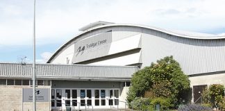Two of Nelson’s premier events centres, the Nelson School of Music, left, and the Trafalgar Centre, will remain closed until 2016, announced the Nelson City Council on Monday afternoon. Photos: Jessie Johnston.
