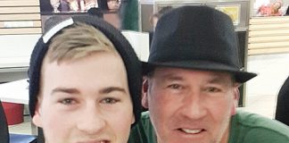 Wynter Emerson with his father Shon.