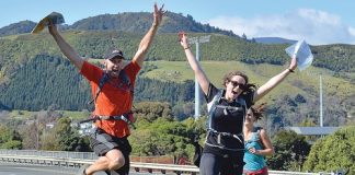 Competitors at the Wily Weka orienteering race at NMIT on Saturday. Photo: Barry Whitnall/Shuttersport.