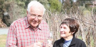 Nelson winemakers Hermann and Agnes Seifried have been made Fellows of the New Zealand Winegrowers. Photo: Simon Bloomberg.