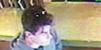 A security camera image of the man who is believed to have stolen the tip jar from the Vic Brew Bar.