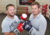 All Fight 4 Victory bouts confirmed Paul Hammett, left, will square up to Stonewood Homes co-owner, Rhys Horncastle. Photo: Andrew Board.
