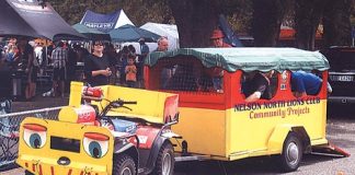 The Noddy Train operated by the Nelson North Lions Club.