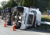 Truck tips on Queen Street
