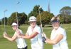 Organisers of the Grandmothers Tournament at Greenacres Golf Club, from left, member Kathy Simpson, tournament convenor, Pam McLean, and Ladies club captain, Sally Ussher. Photo: Monique Bergman.