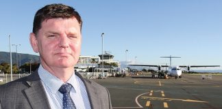 New Nelson Airport chief executive Rob Evans at the airport last week. Photo: Andrew Board.