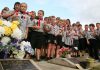 Scouts pay respects to fallen soldiers