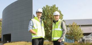 Gibbons chief operations officer, Shane Trench, left, with Gibbons construction manager Daniel Labes. Photo: Jessie Johnston.