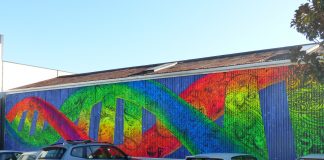 New mural brightens up carpark