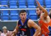 NELSON, NEW ZEALAND - MARCH 30: NBL Basketball Nelson Giants v Southland Sharks on March 30 2017 in Nelson, New Zealand. (NOTE: Editorial Use ONLY. Photo by: Evan Barnes Shuttersport Limited)